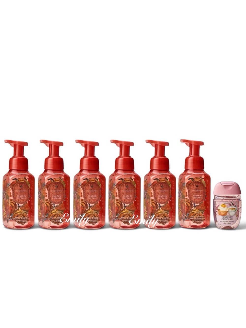 NEW! 6X PUMPKIN CUPCAKE Foaming Hand Soaps 8.75 fl oz Set Bath & Body Works